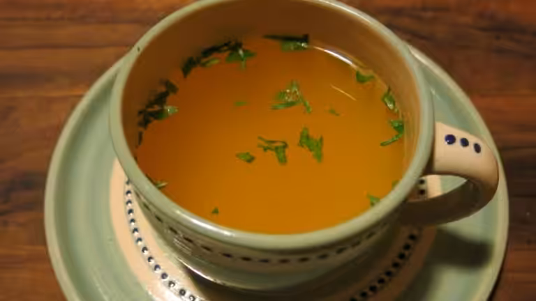 Cup of medicinal broth