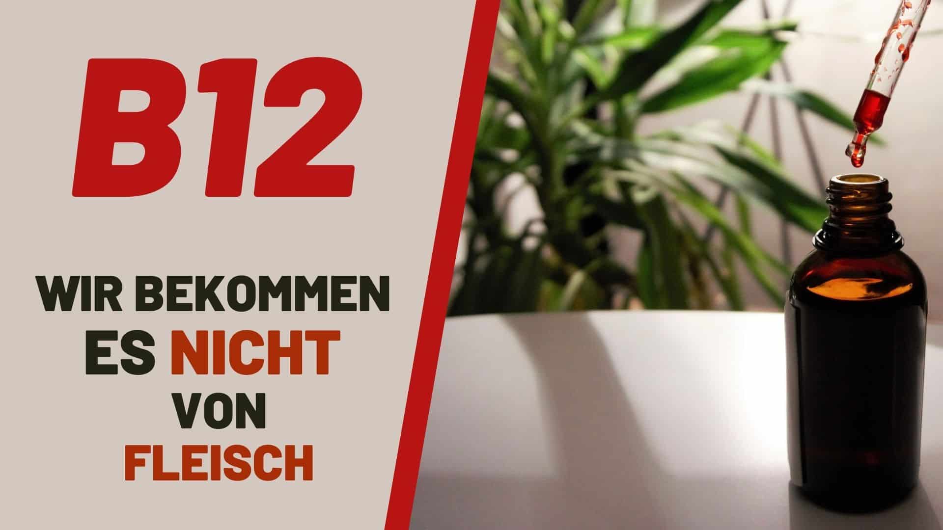 Vitamin B12 wir bekommen es nicht von Fleisch (Anthony William)
