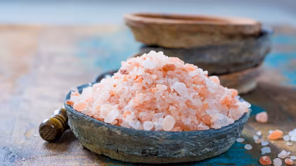 Bowl of red salt